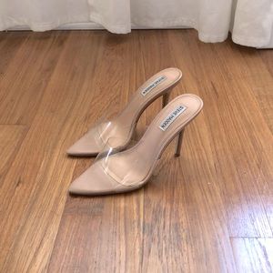 Steve Madden Fiesty Clear heels